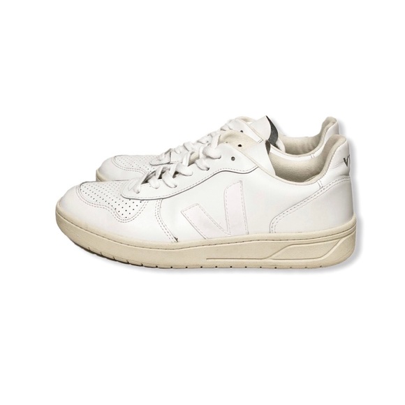 Veja Women’s V-10 Sneakers Trainers Leather White size 9 - Picture 7 of 9